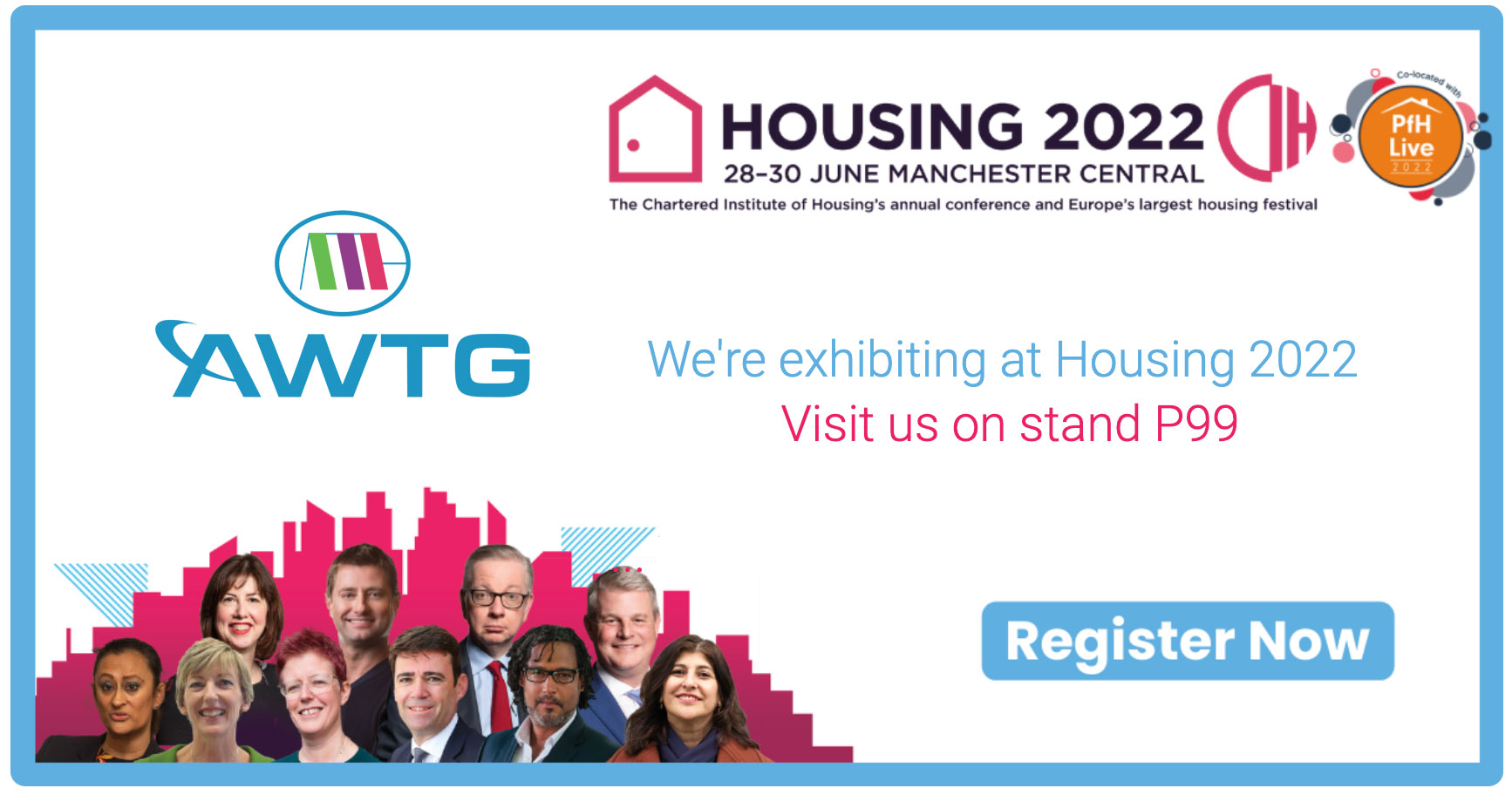 AWTG to attend this year’s Housing 2022 Conference at Manchester Central