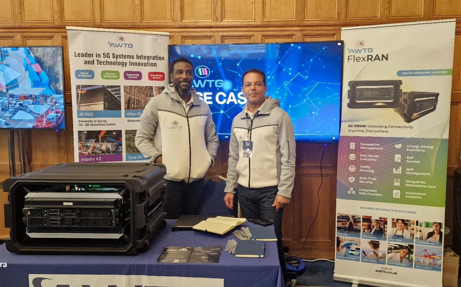 AWTG Showcases Cutting-Edge 5G Solutions at PortComms 2024